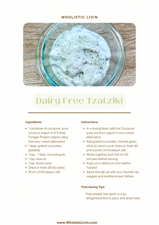 Dairy Free Tzatziki Recipe