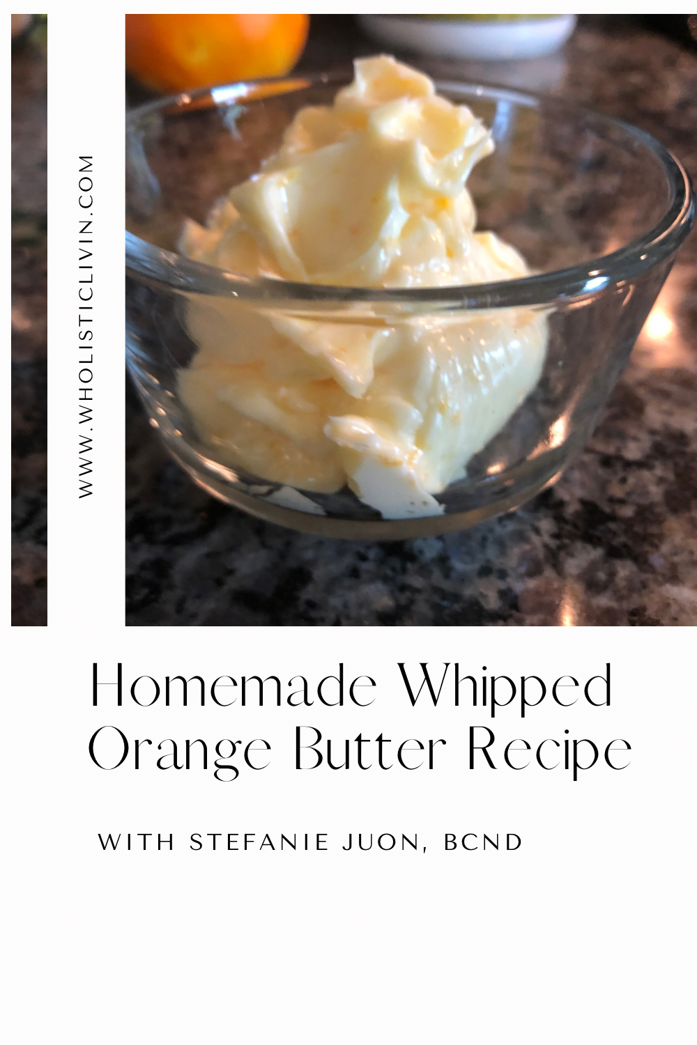Homemade Whipped Orange Butter Recipe