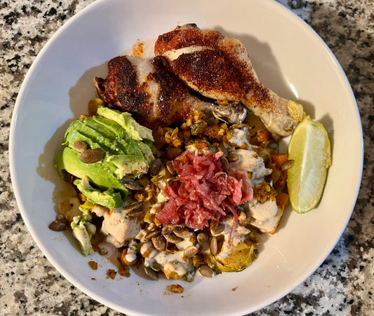 Chicken & Veggie Power Bowl: Layer the Flavor, Boost the Nutrients (A Gentle Way to Support Digestion)