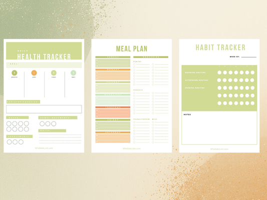 Wholistic Wellness Workbook Pages (Printable + Digital)